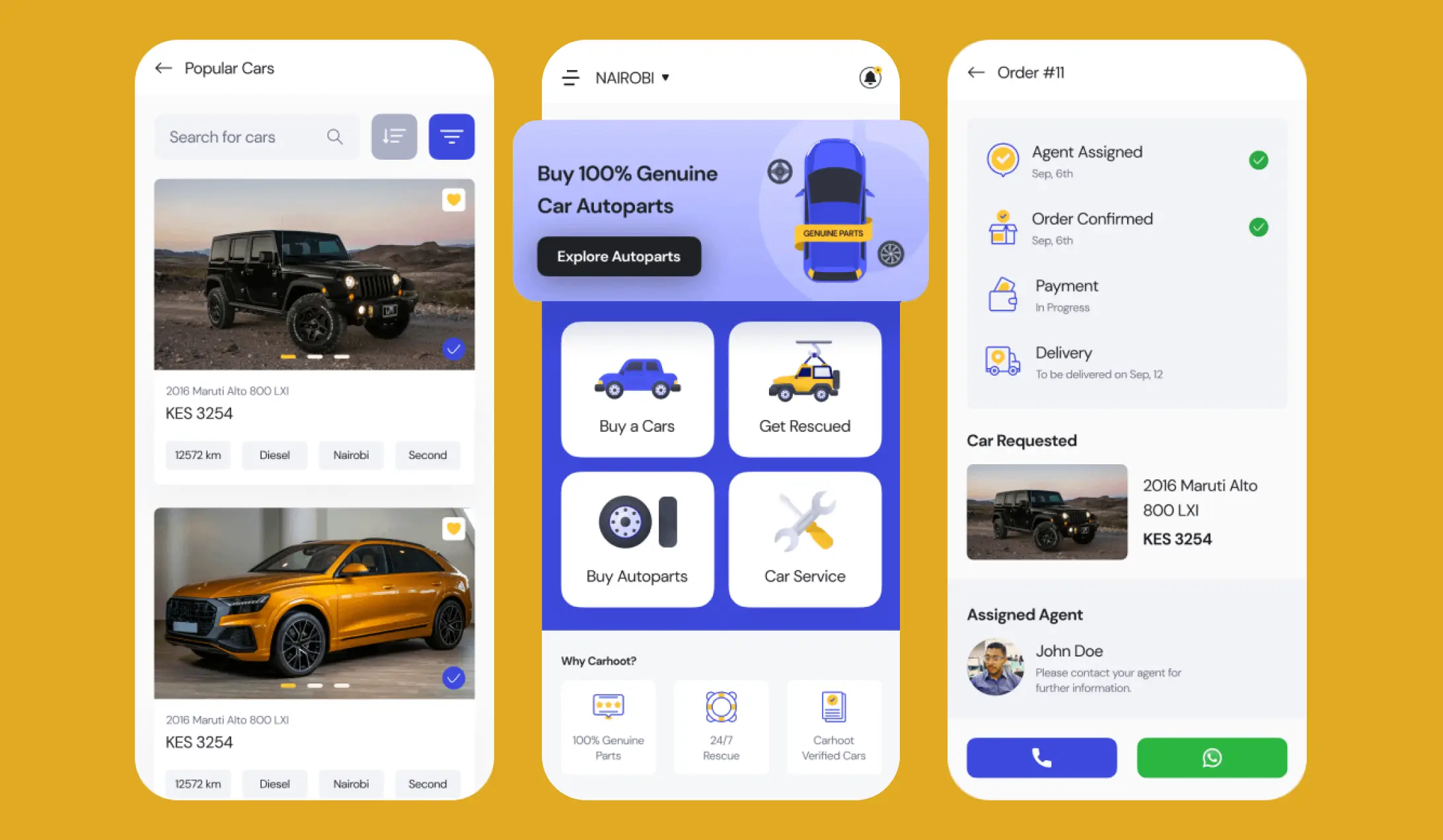 Web project interface and delivery preview